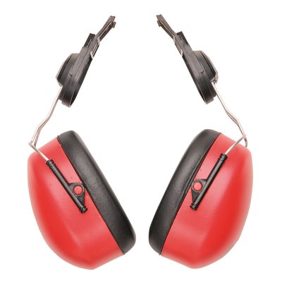 Навушники протишумові PW47 на каску, колір червоний, SNR 29 дБ PW47RER фото